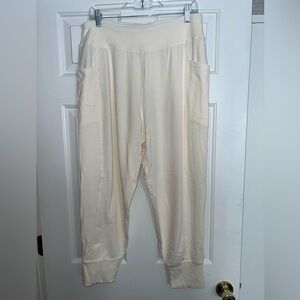 Old Navy Cream Track Pants